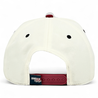 South Carolina Snapback - The Willy B (Cream/Garnet) - Shells Vintage Hat Co.