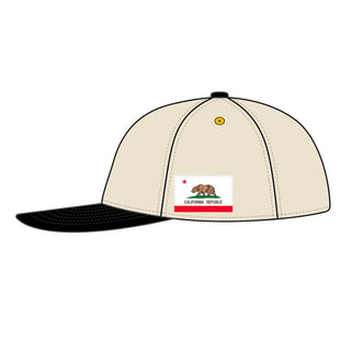Southern California Snapback - The Trojan (Cream/Black) - Shells Vintage Hat Co.