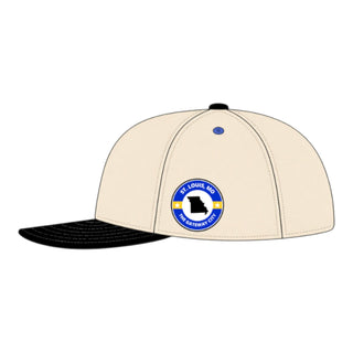 St. Louis Snapback - The Hull (Cream/Black) - Shells Vintage Hat Co.