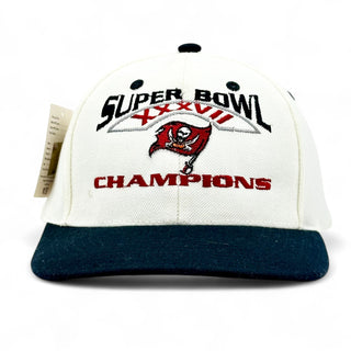 Tampa Bay Buccaneers Super Bowl XXXVII Champions Strapback - Shells Vintage Hat Co.