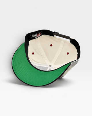Tampa Bay Snapback - The Sapp (Cream/Black) - Shells Vintage Hat Co.