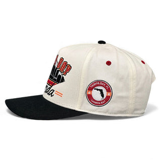 Tampa Bay Snapback - The Sapp (Cream/Black) - Shells Vintage Hat Co.