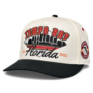 Tampa Bay Snapback - The Sapp (Cream/Black) - Shells Vintage Hat Co.