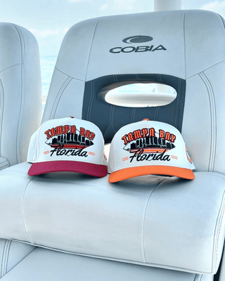 Tampa Bay Snapback - The Sapp (Cream/Red) - Shells Vintage Hat Co.