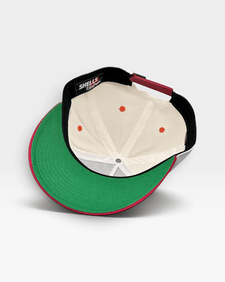 Tampa Bay Snapback - The Sapp (Cream/Red) - Shells Vintage Hat Co.