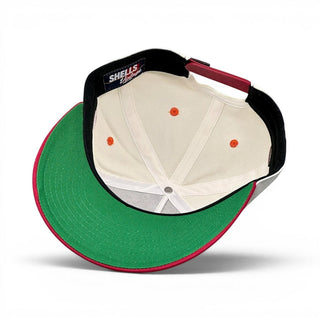 Tampa Bay Snapback - The Sapp (Cream/Red) - Shells Vintage Hat Co.