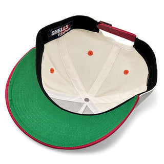 Tampa Bay Snapback - The Sapp (Cream/Red) - Shells Vintage Hat Co.