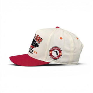 Tampa Bay Snapback - The Sapp (Cream/Red) - Shells Vintage Hat Co.
