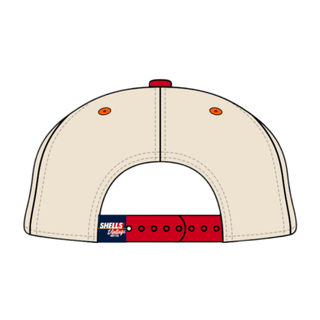 Tampa Bay Snapback - The Sapp (Cream/Red) - Shells Vintage Hat Co.