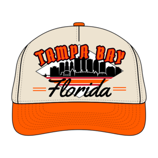 Tampa Bay Snapback - The Sapp (Creamsicle) - Shells Vintage Hat Co.