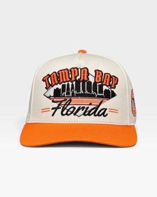 Tampa Bay Snapback - The Sapp (Creamsicle) - Shells Vintage Hat Co.