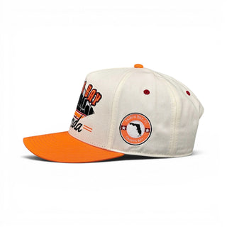 Tampa Bay Snapback - The Sapp (Creamsicle) - Shells Vintage Hat Co.
