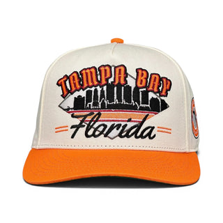 Tampa Bay Snapback - The Sapp (Creamsicle) - Shells Vintage Hat Co.
