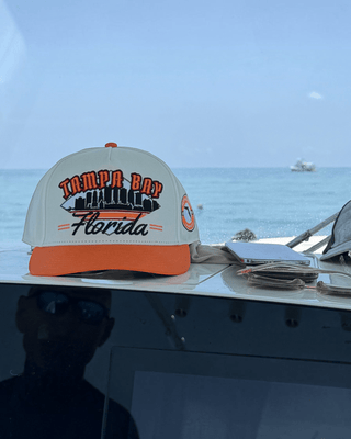Tampa Bay Snapback - The Sapp (Creamsicle) - Shells Vintage Hat Co.