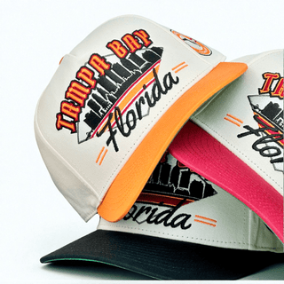Tampa Bay Snapback - The Sapp (Creamsicle) - Shells Vintage Hat Co.