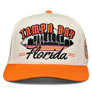 Tampa Bay Snapback - The Sapp (Creamsicle) - Shells Vintage Hat Co.