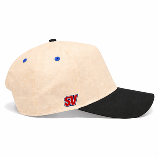 Tampa Bay Snapback - The St. Louis (Cream/Black) - Shells Vintage Hat Co.