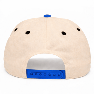 Tampa Bay Snapback - The St. Louis (Cream/Blue) - Shells Vintage Hat Co.
