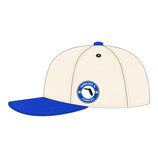 Tampa Bay Snapback - The St. Louis (Cream/Blue) - Shells Vintage Hat Co.