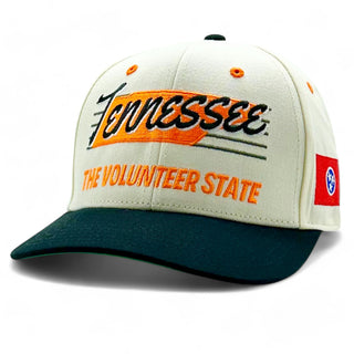 Tennessee Snapback - The Neyland (Cream/Black) - Shells Vintage Hat Co.