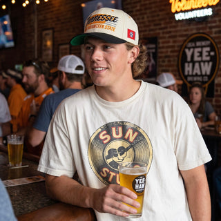 Tennessee Snapback - The Neyland (Cream/Black) - Shells Vintage Hat Co.