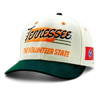 Tennessee Snapback - The Neyland (Cream/Black) - Shells Vintage Hat Co.