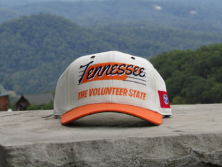 Tennessee Snapback - The Neyland (Cream/Orange) - Shells Vintage Hat Co.