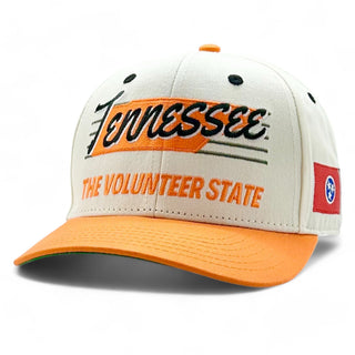 Tennessee Snapback - The Neyland (Cream/Orange) - Shells Vintage Hat Co.