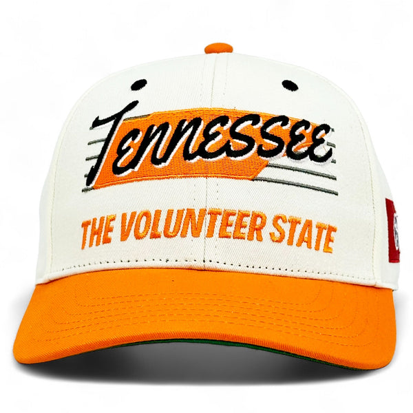 Tennessee Snapback - The Neyland (Cream/Orange) - Shells Vintage Hat Co.