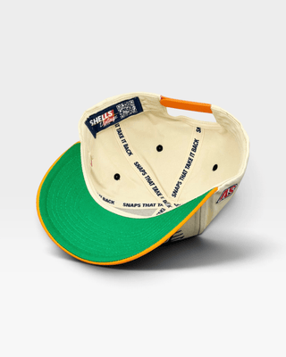 Tennessee Snapback - The Neyland (Cream/Orange) - Shells Vintage Hat Co.