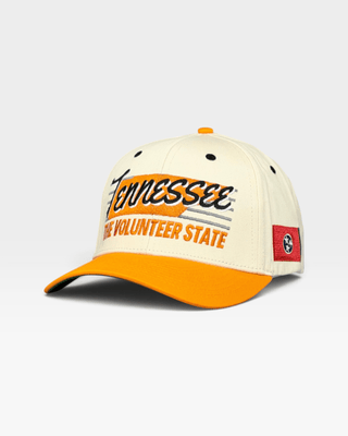 Tennessee Snapback - The Neyland (Cream/Orange) - Shells Vintage Hat Co.