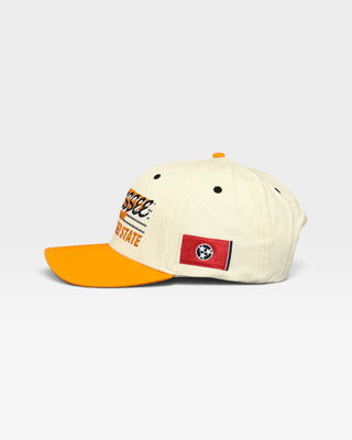 Tennessee Snapback - The Neyland (Cream/Orange) - Shells Vintage Hat Co.