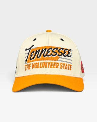 Tennessee Snapback - The Neyland (Cream/Orange) - Shells Vintage Hat Co.