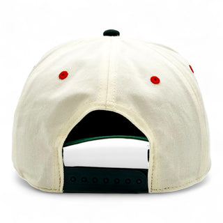 Texas Snapback - The Longhorn (Cream/Black) - Shells Vintage Hat Co.