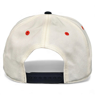 Texas Snapback - The Longhorn (Cream/Black) - Shells Vintage Hat Co.