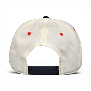 Texas Snapback - The Longhorn (Cream/Black) - Shells Vintage Hat Co.