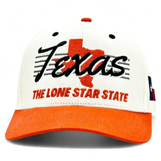 Texas Snapback - The Longhorn (Cream/Burnt Orange)