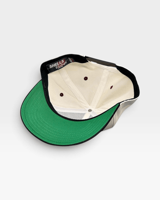 Texas Snapback - The Manziel (Cream/Black) - Shells Vintage Hat Co.