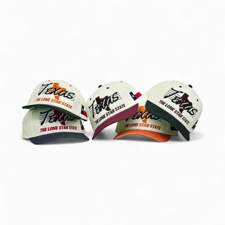 Texas Snapback - The Manziel (Cream/Black) - Shells Vintage Hat Co.