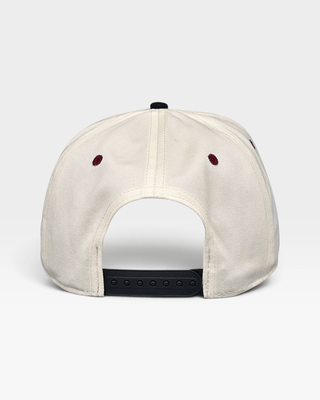Texas Snapback - The Manziel (Cream/Black) - Shells Vintage Hat Co.