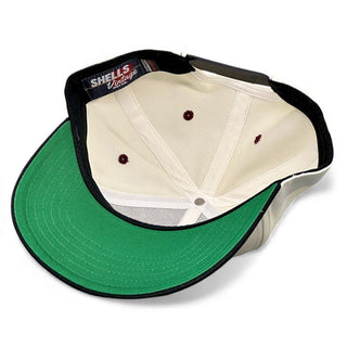 Texas Snapback - The Manziel (Cream/Black) - Shells Vintage Hat Co.