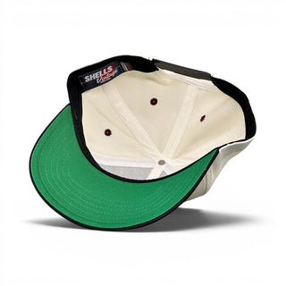 Texas Snapback - The Manziel (Cream/Black) - Shells Vintage Hat Co.