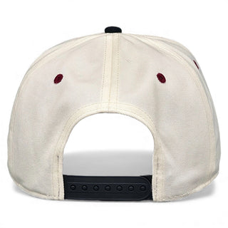 Texas Snapback - The Manziel (Cream/Black) - Shells Vintage Hat Co.