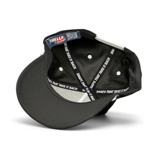 The 19th Hole Snapback (Black) - Shells Vintage Hat Co.