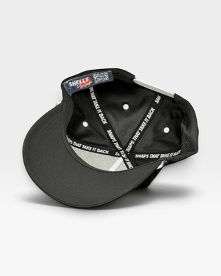 The 19th Hole Snapback (Black) - Shells Vintage Hat Co.