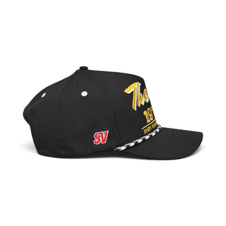 The 19th Hole Snapback (Black) - Shells Vintage Hat Co.