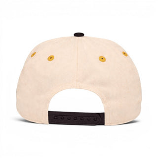 The 19th Hole Snapback (Cream/Black) - Shells Vintage Hat Co.