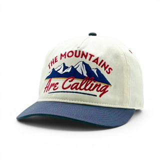The Mountains Are Calling Snapback - The Peak - Shells Vintage Hat Co.