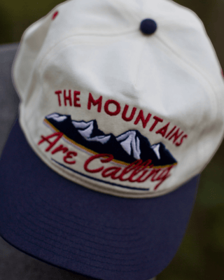 The Mountains Are Calling Snapback - The Peak - Shells Vintage Hat Co.