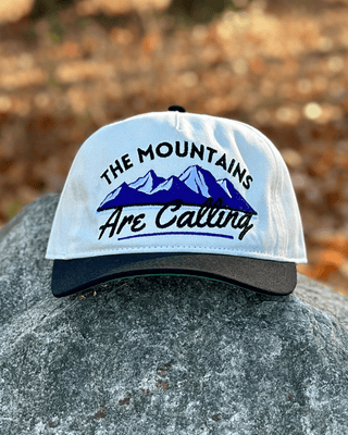The Mountains Are Calling Snapback - The Rocky - Shells Vintage Hat Co.